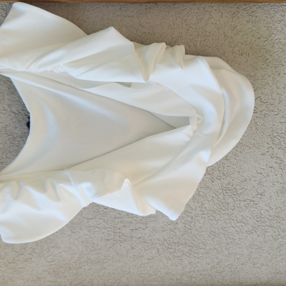 Ruffled White blouse